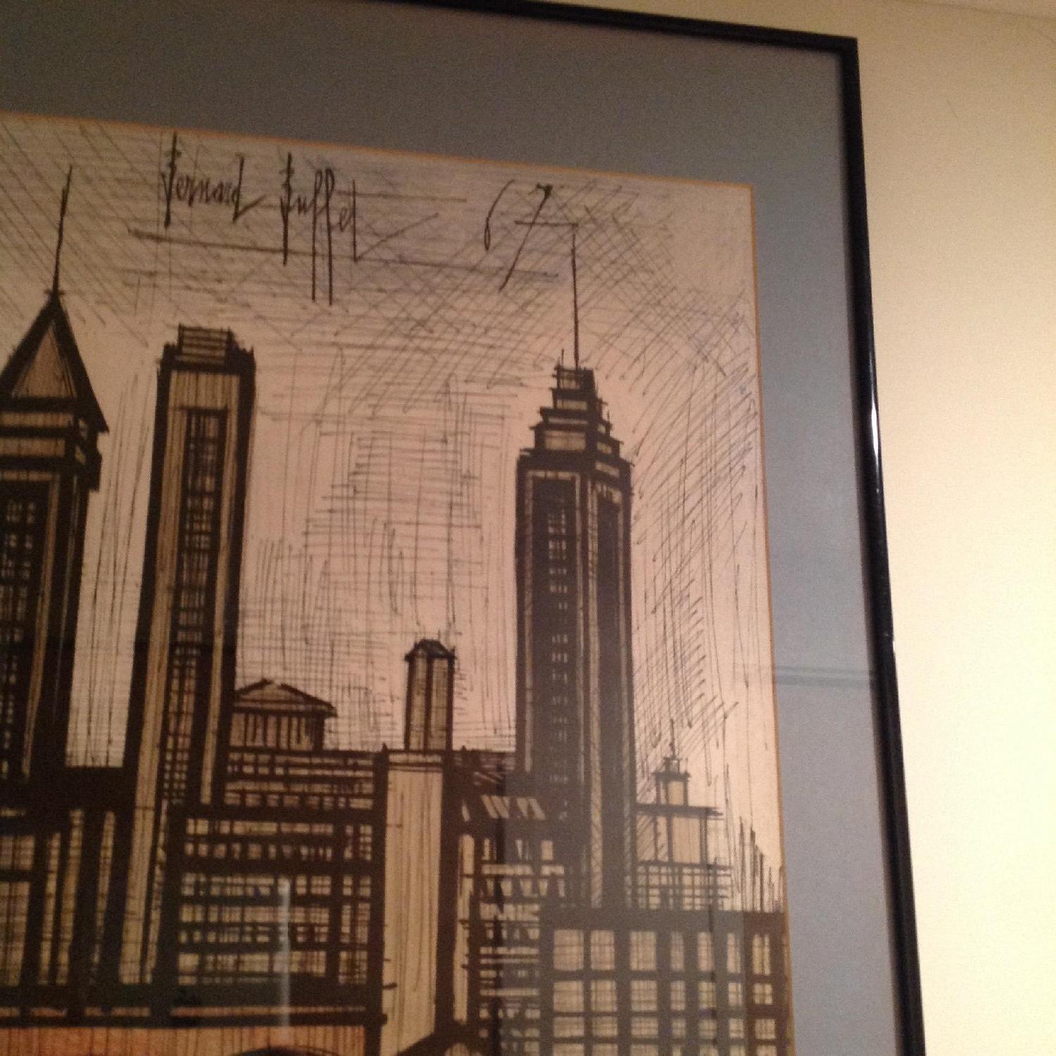 Bernard Buffet 1967 New York City Framed Lithograph - image-33