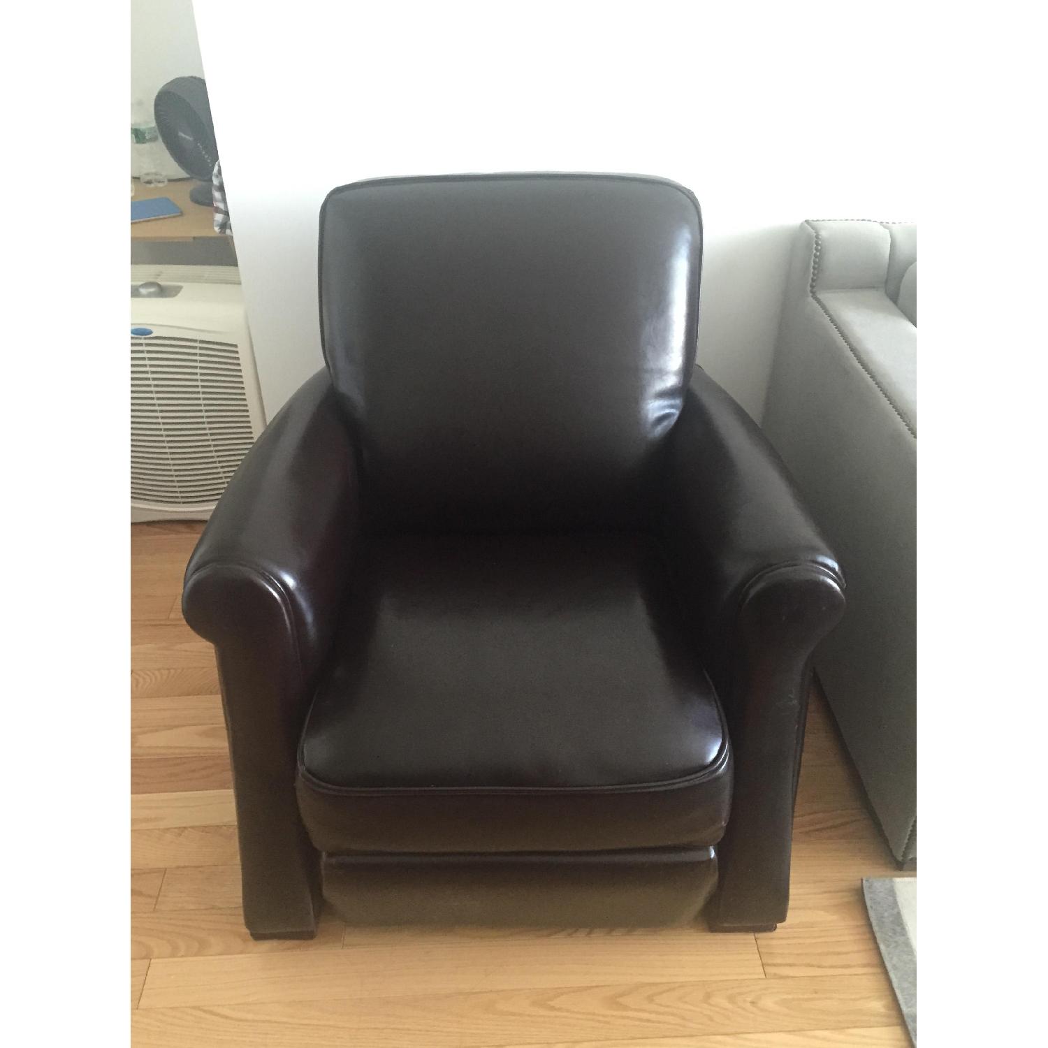Decoro Leather Recliner Club Chair - image-1