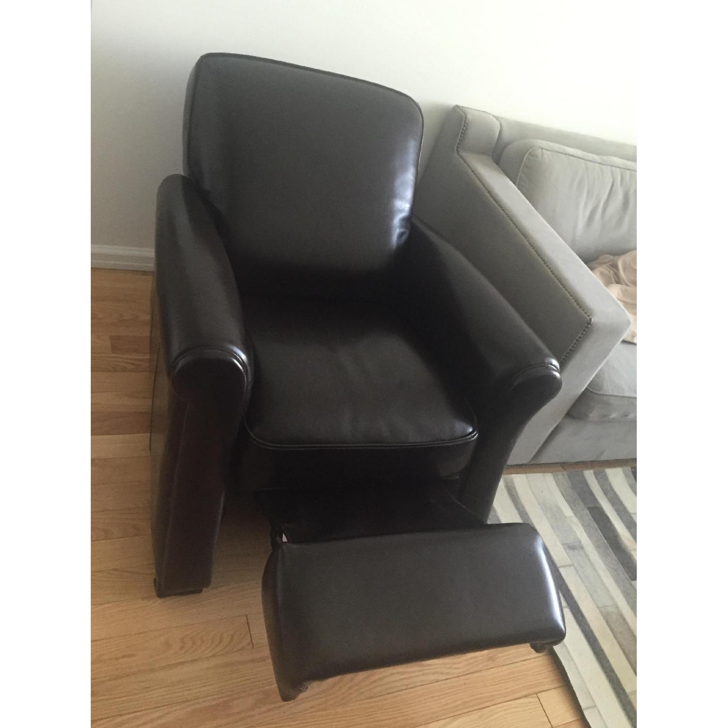Decoro Leather Recliner Club Chair - image-3