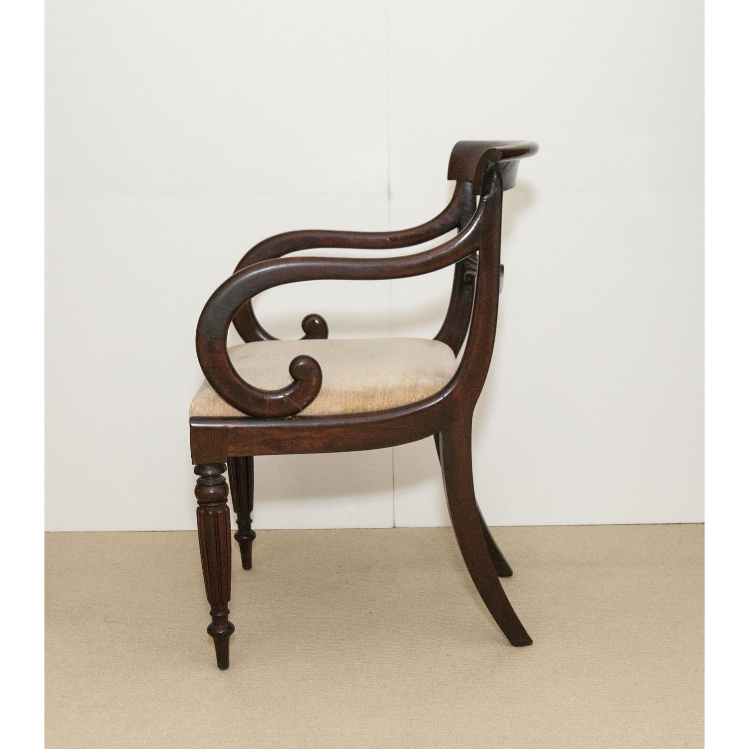 Antique Mahogany Chairs - image-5