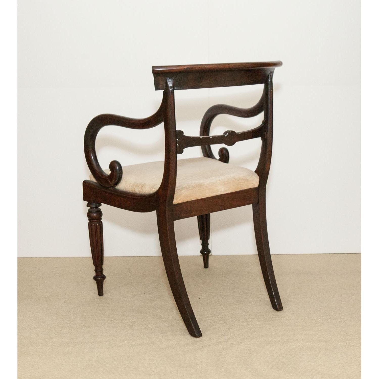 Antique Mahogany Chairs - image-6