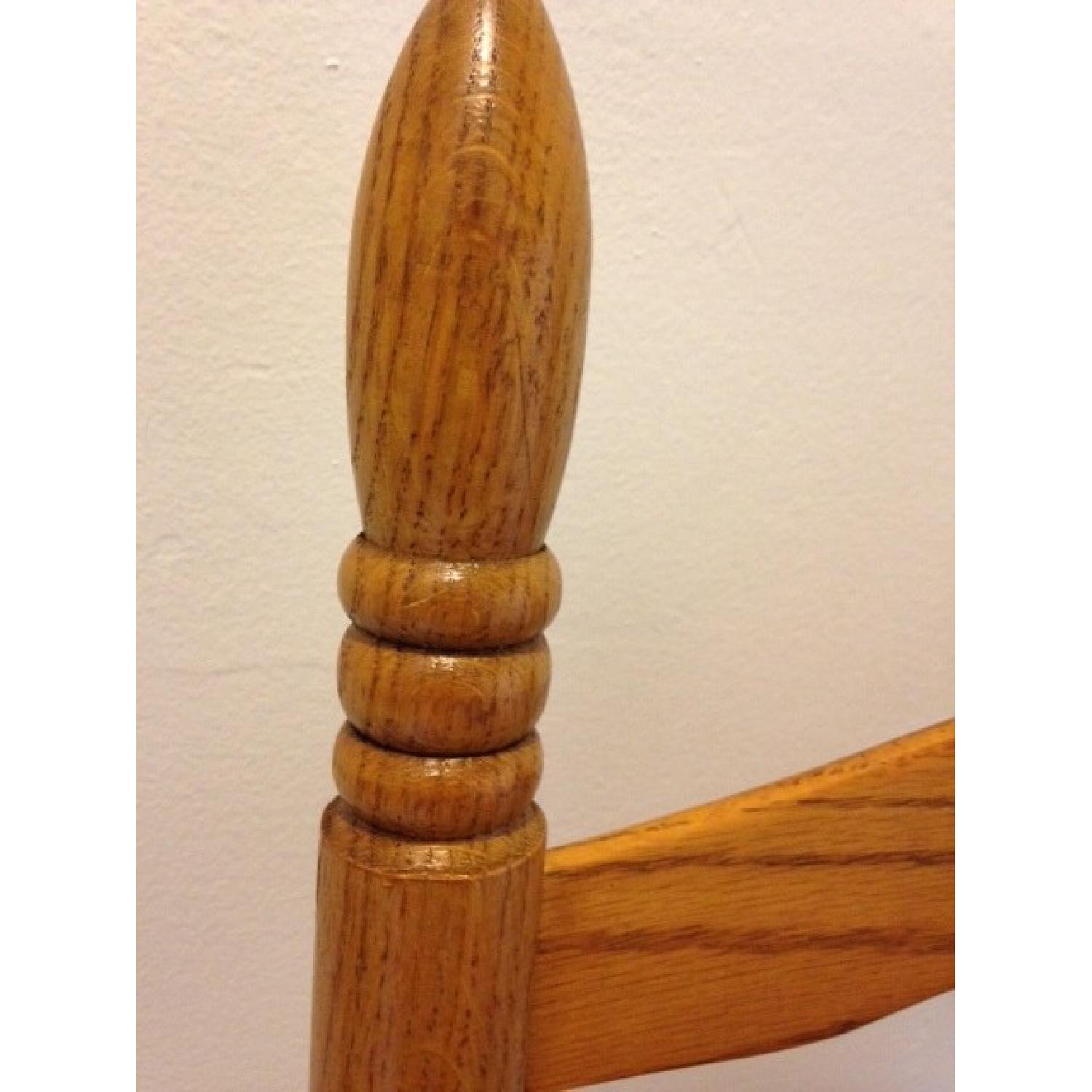 Solid Oak Dining Room Chairs - Set of 4 - image-2