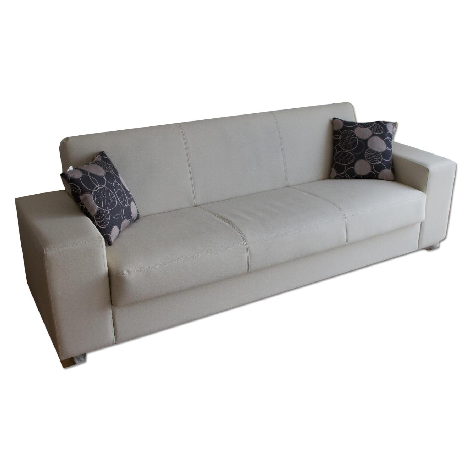 Istikbal Sunset Kobe Escudo Cream Convertible Sofa Bed AptDeco