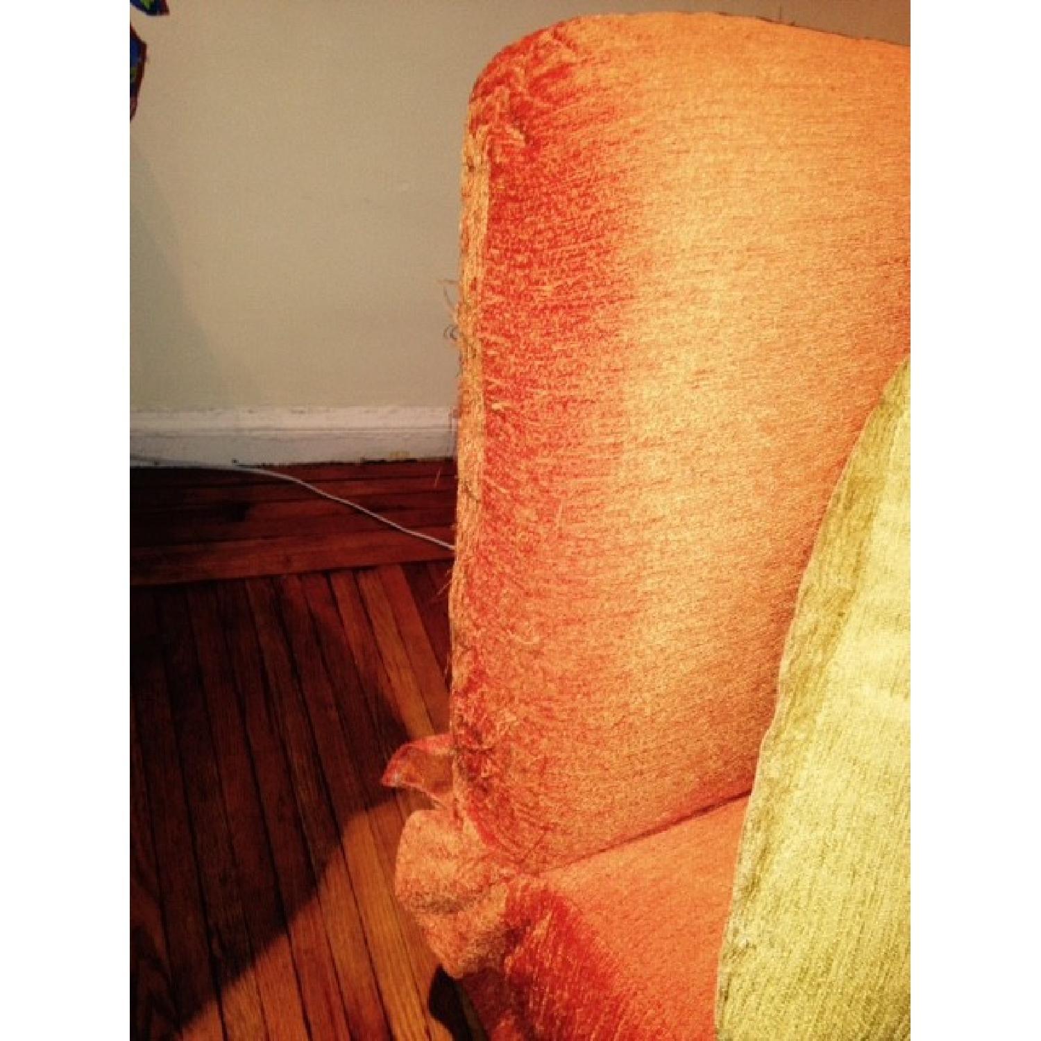 Retro Orange Futon - image-4