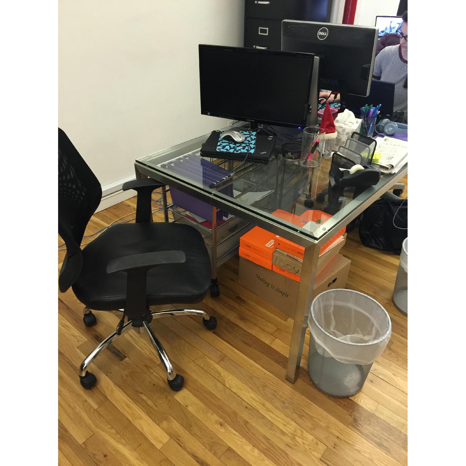 Container Store Platinum Elfa Mesh File Cart - image-3