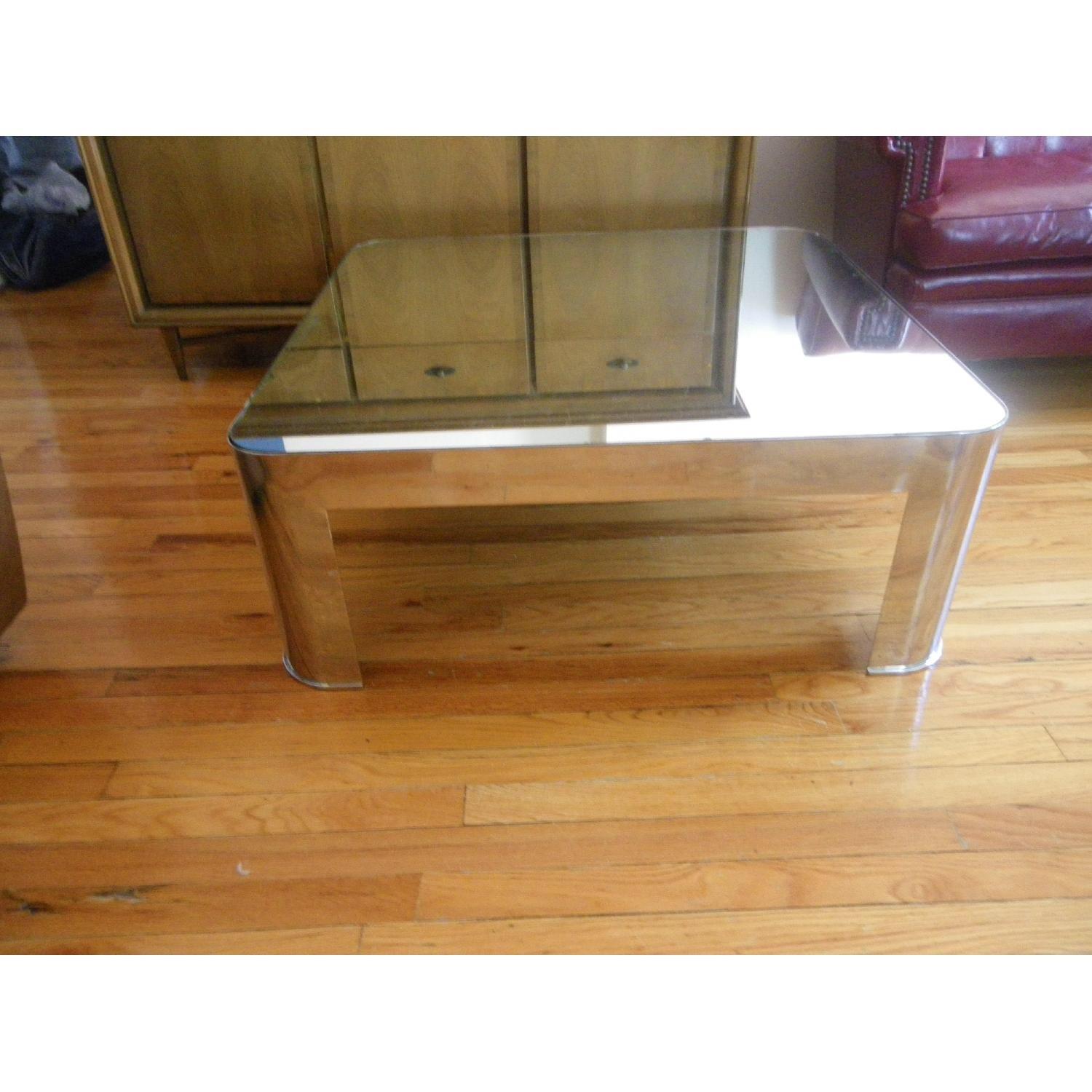 Vintage Mirror Coffee Table - image-1