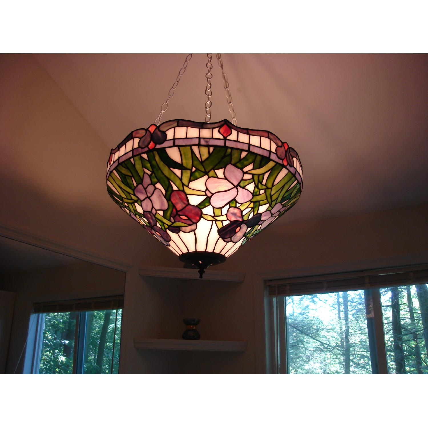 Custom Stained Glass Chandelier AptDeco