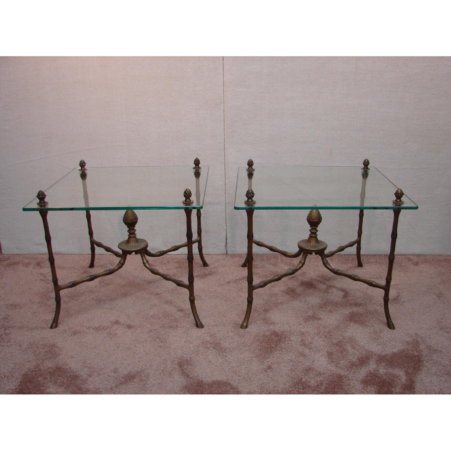 Pair of Italian Vintage Side Tables - image-2