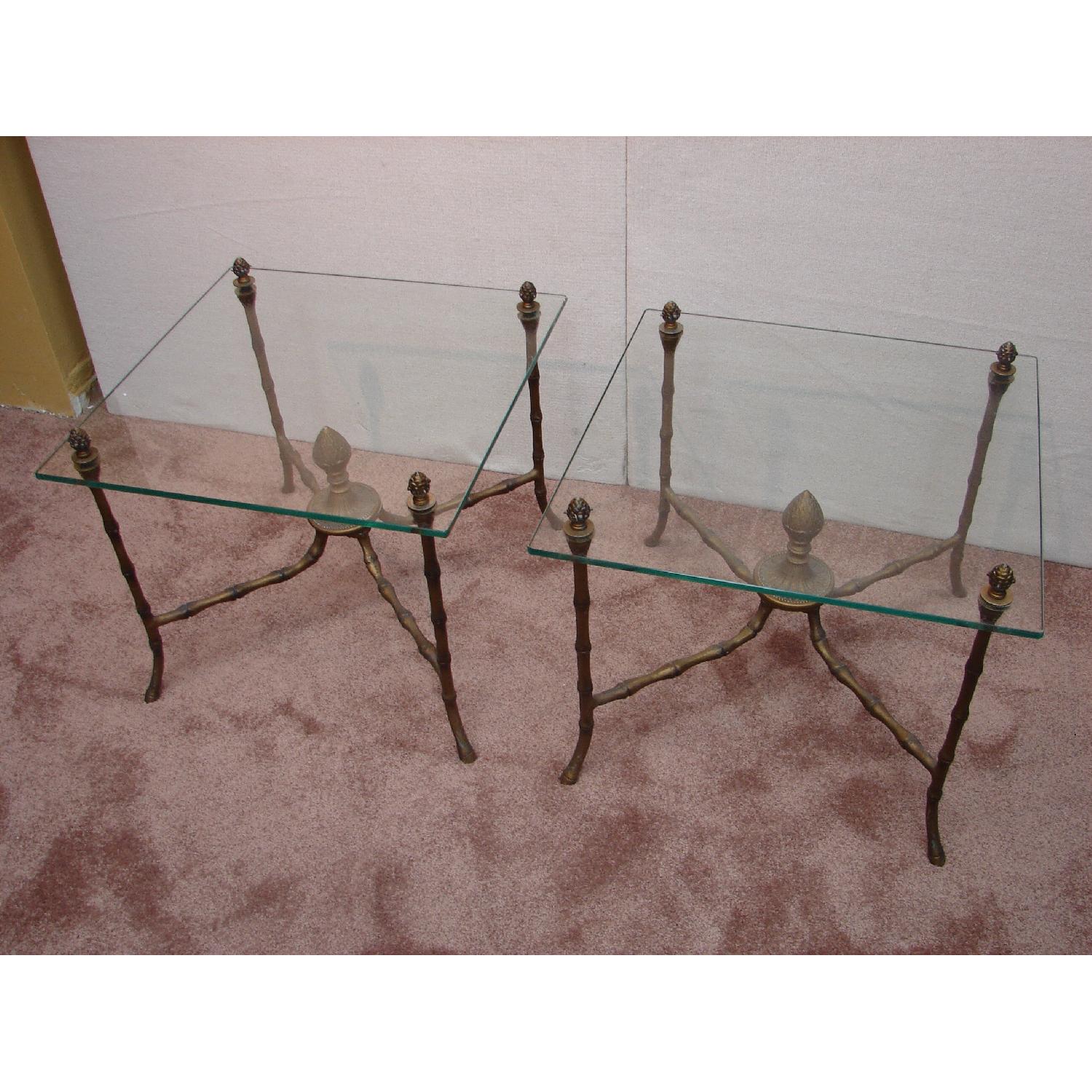 Pair of Italian Vintage Side Tables - image-1