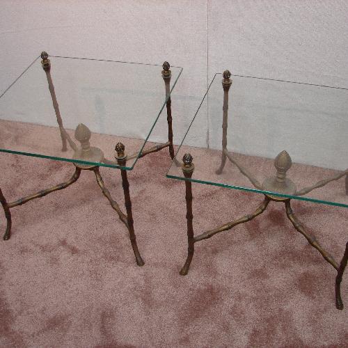 Used Pair of Italian Vintage Side Tables for sale on AptDeco