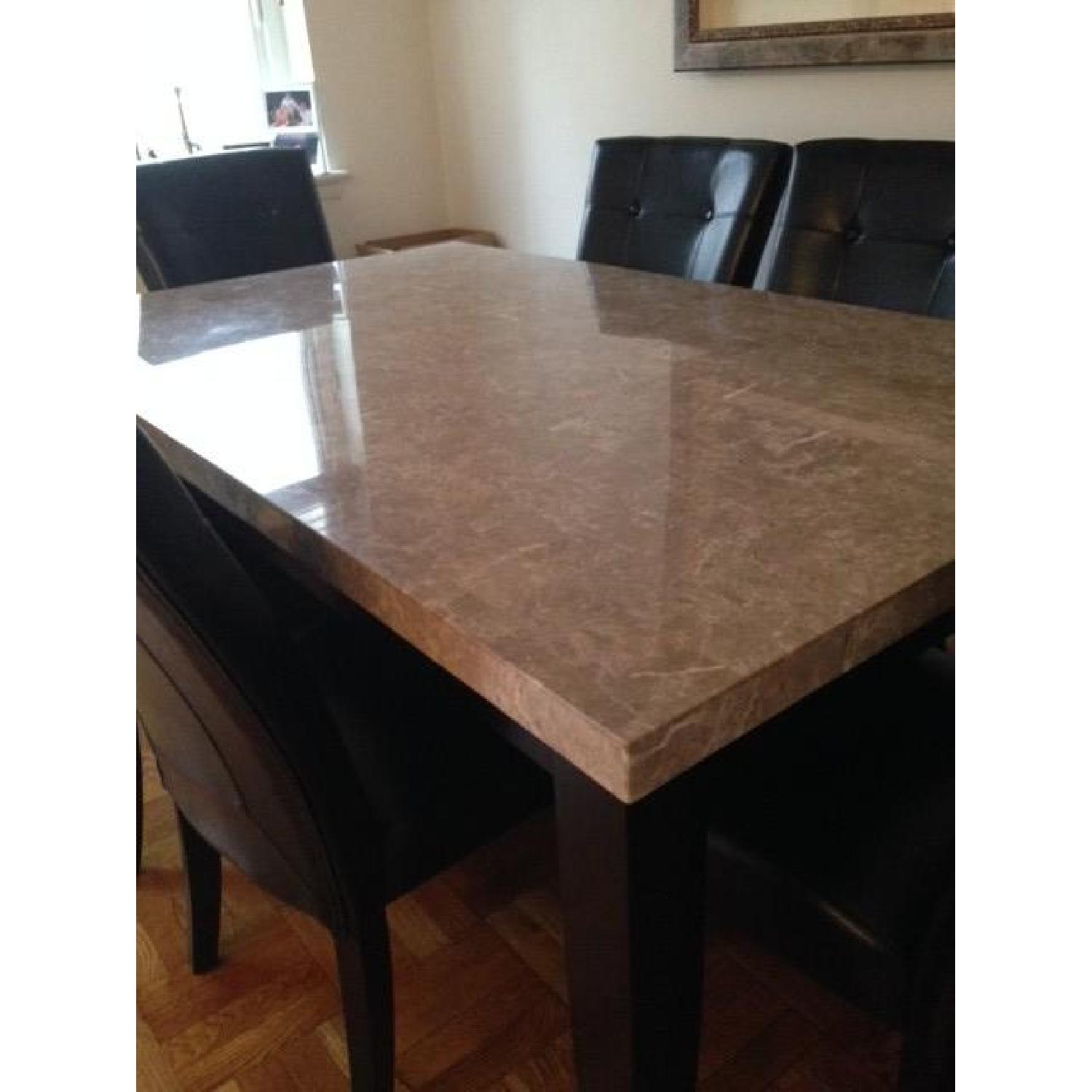 Marble Dining Table Set - image-3
