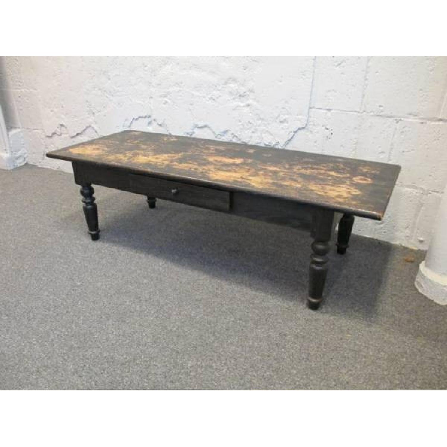 Rustic Distressed Coffee Table - image-6