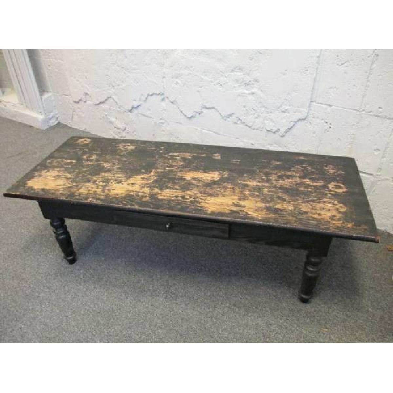 Rustic Distressed Coffee Table - image-2