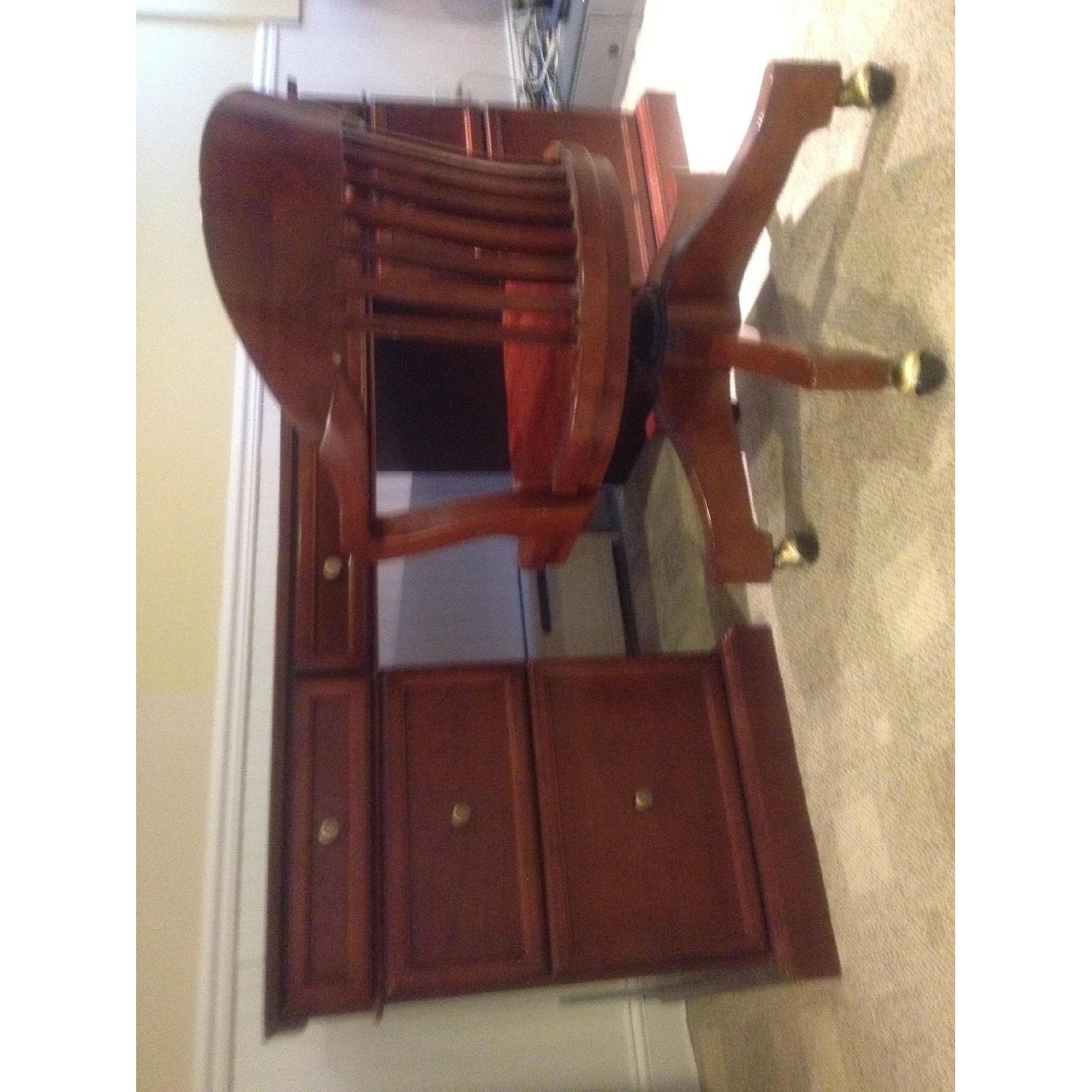 Bombay Wood Desk and Chair - image-1