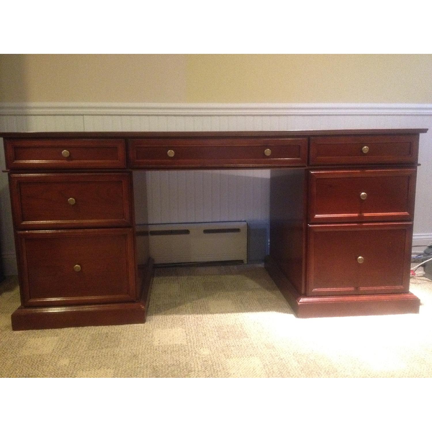 Bombay Wood Desk and Chair - image-2