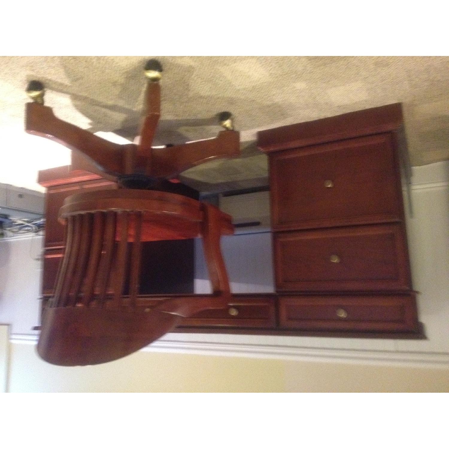 Bombay Wood Desk and Chair - image-4