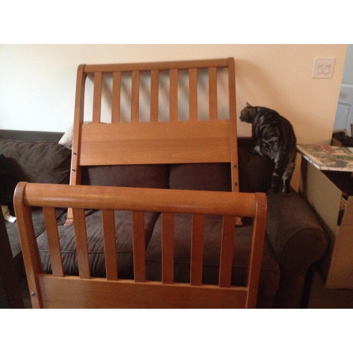 Elegant Twin Bed Frame - image-1