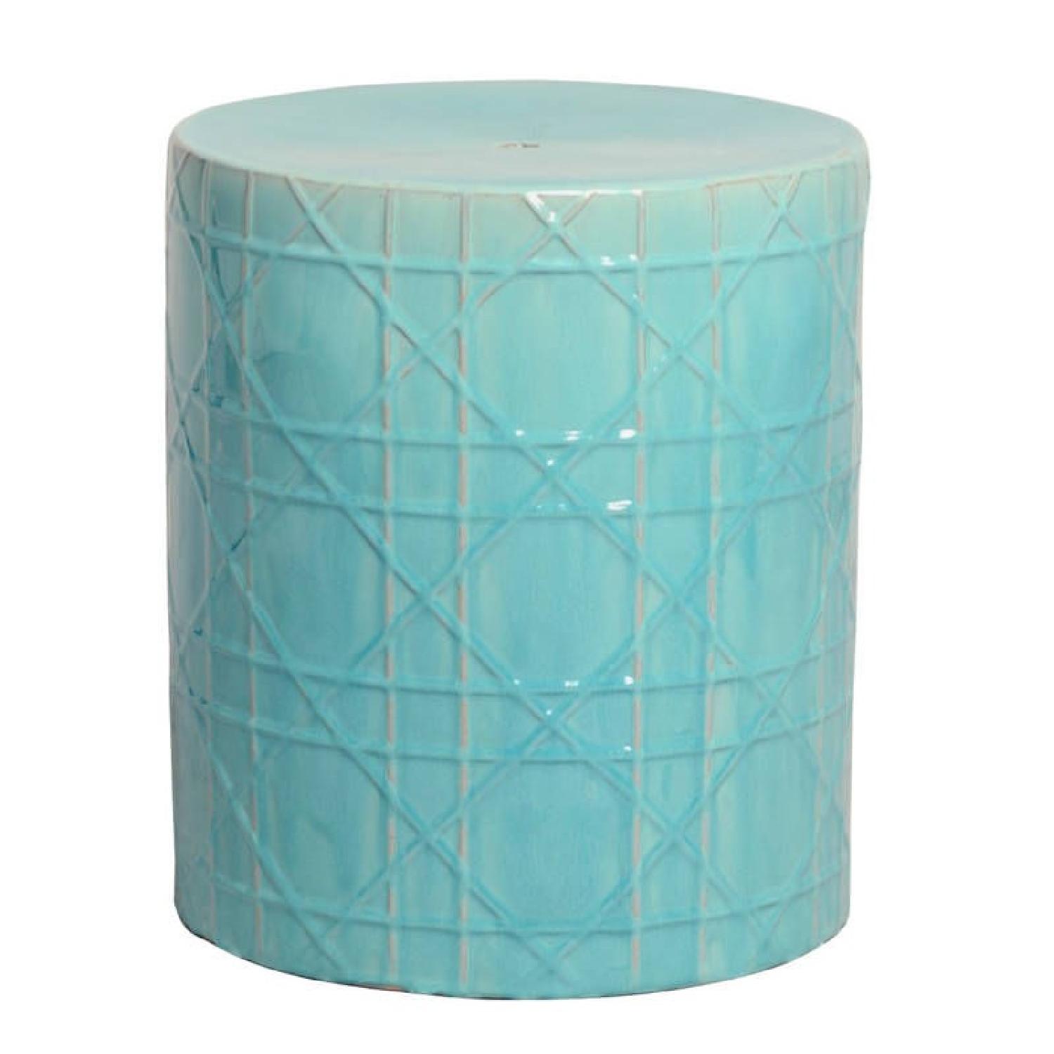Ceramic Garden Stool / Side Table