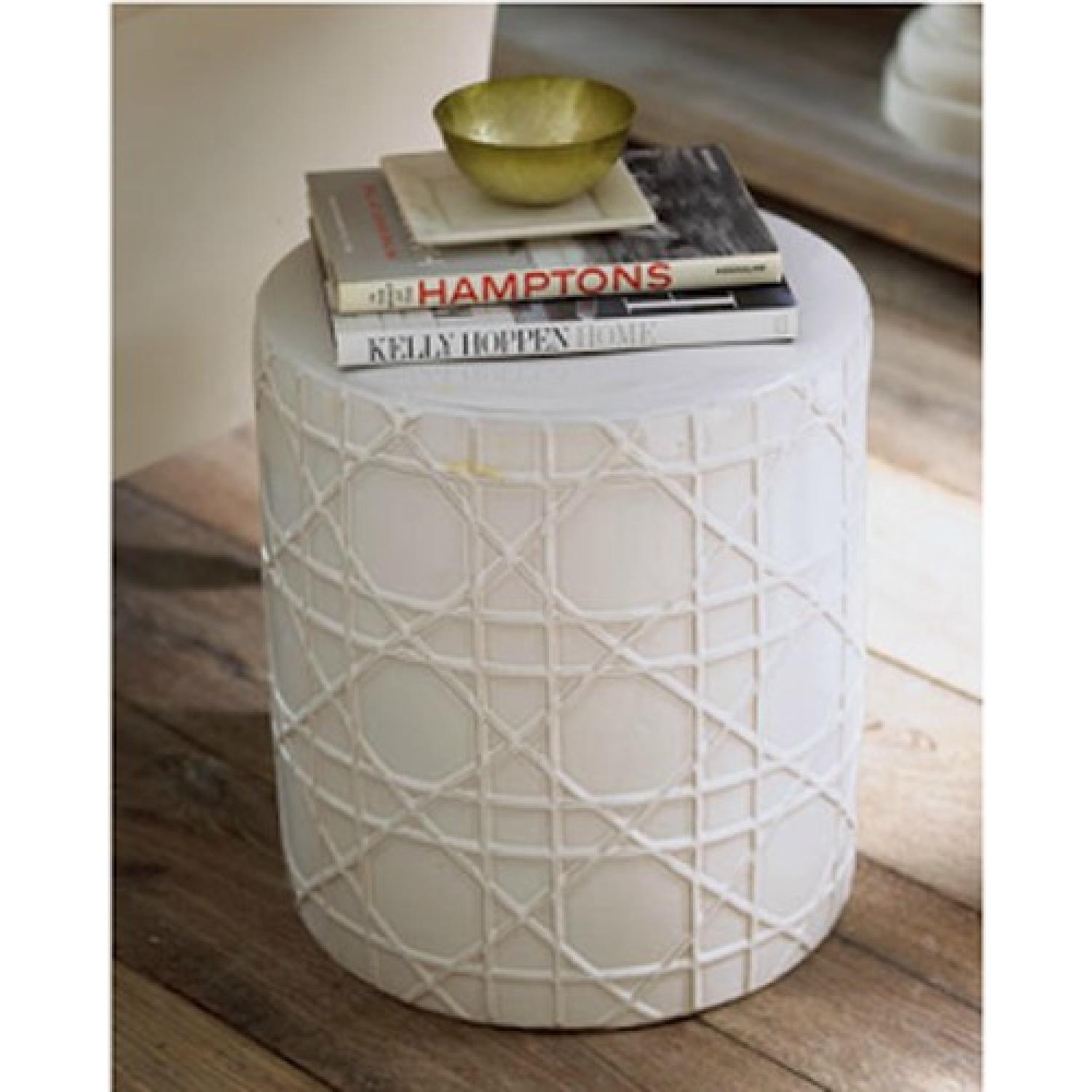 Ceramic Garden Stool / Side Table - Thumbnail 3