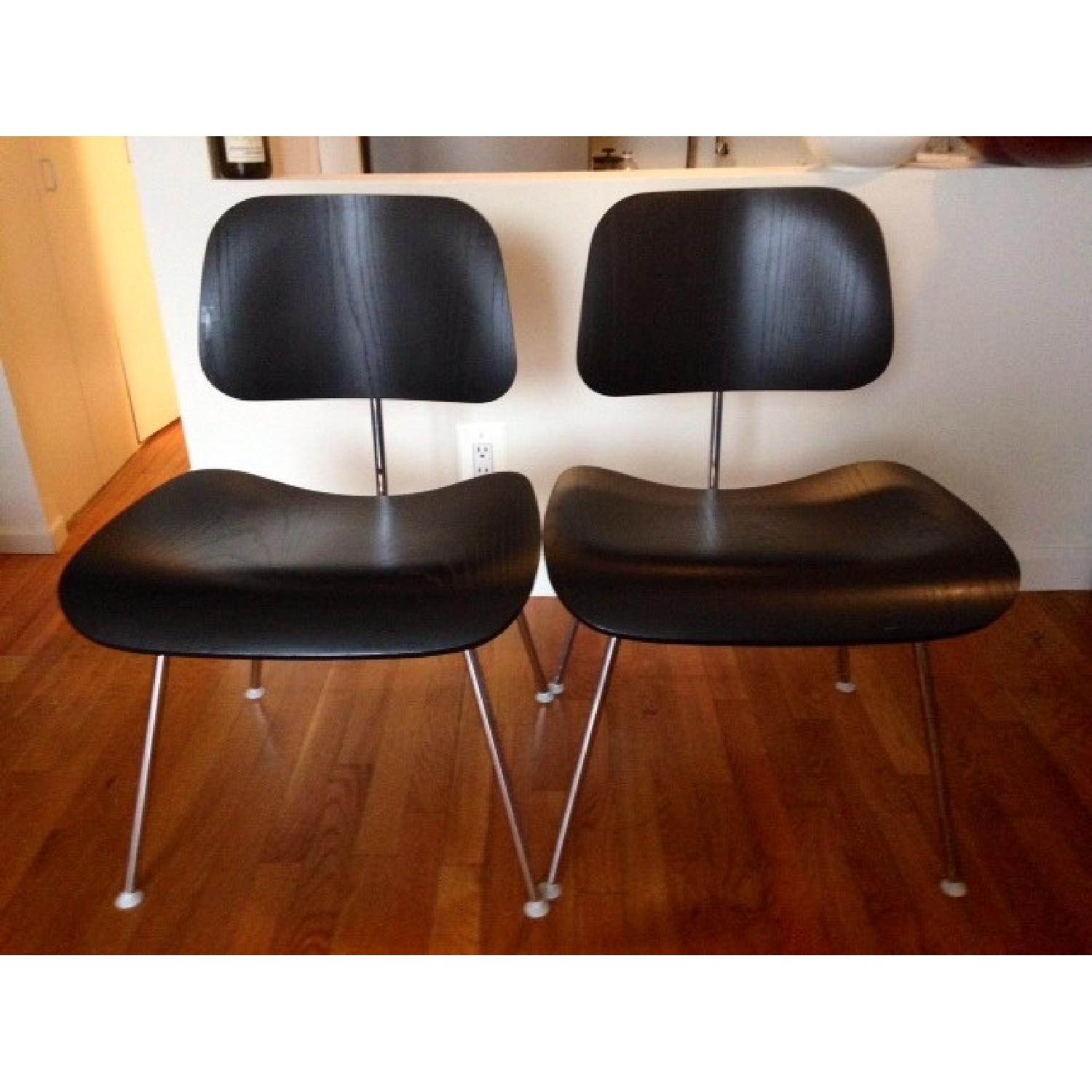 Two Authentic Herman Miller Dining Chairs - image-1