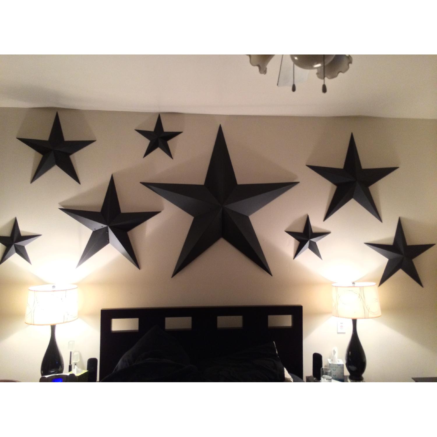Assortment of 8 Amish Barn Stars - image-1