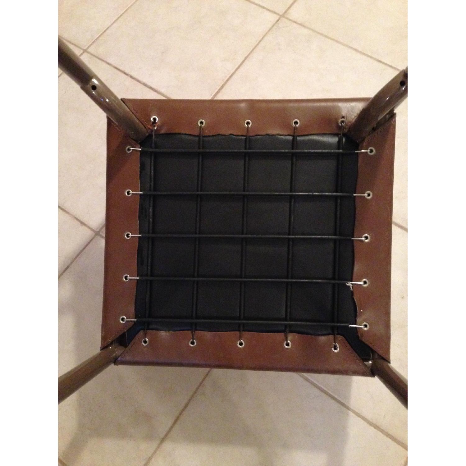 4 Leather Bar Stools (made in Germany) - image-4