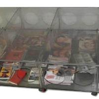 Unique Photographer's Plexiglass Table on Wheels