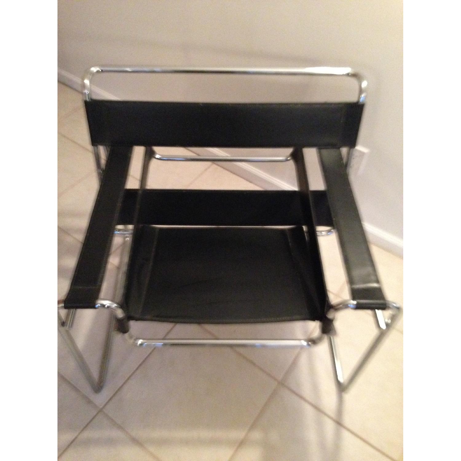 Pair of Wassily Cesca chairs by Marcel Breuer Palazzetti - image-4