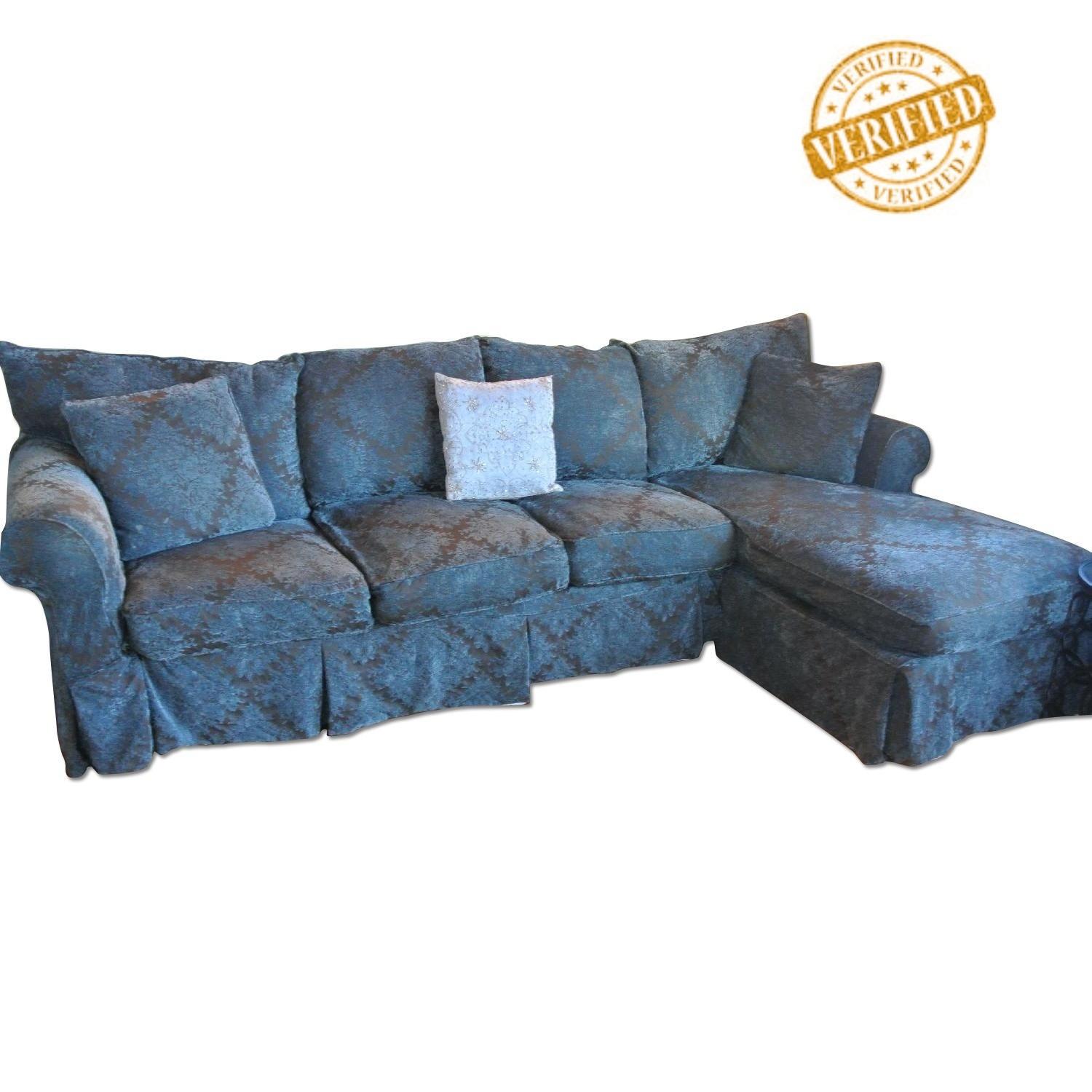 Jennifer Convertibles Queen Sleeper Sofa with Chaise AptDeco
