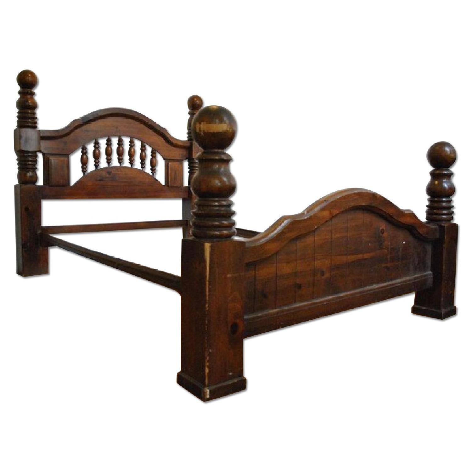 18th Century Style Cannonball Bed Frame
