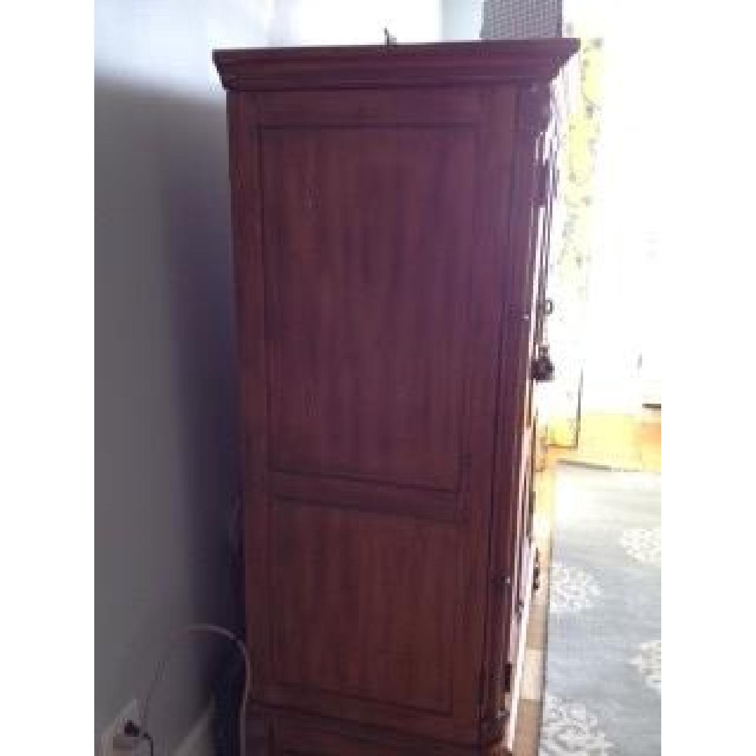 French Antique Maple Armoire - image-3