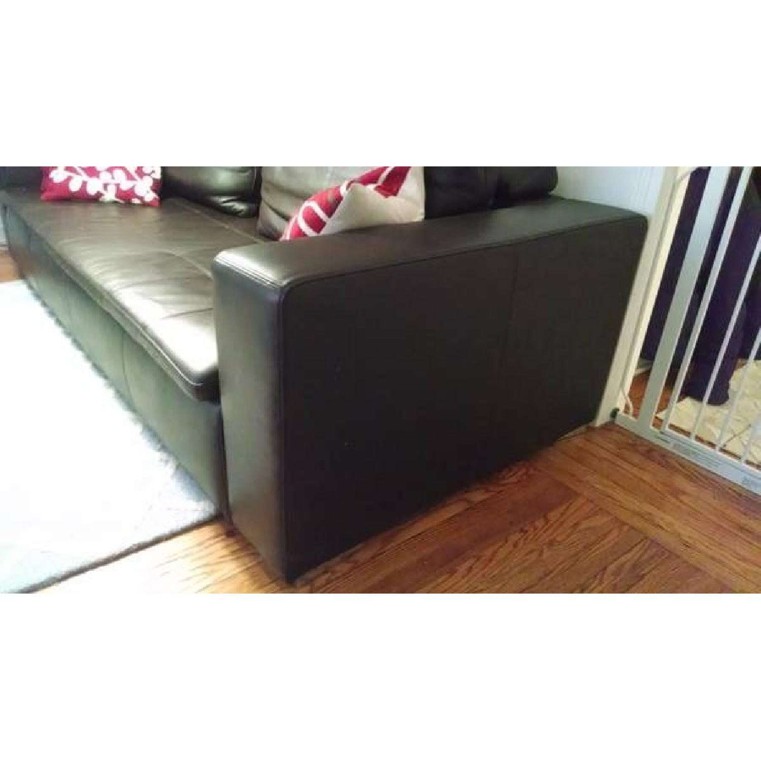 Beautiful Bo Concept Brown Leather Mezzo Sofa - image-4