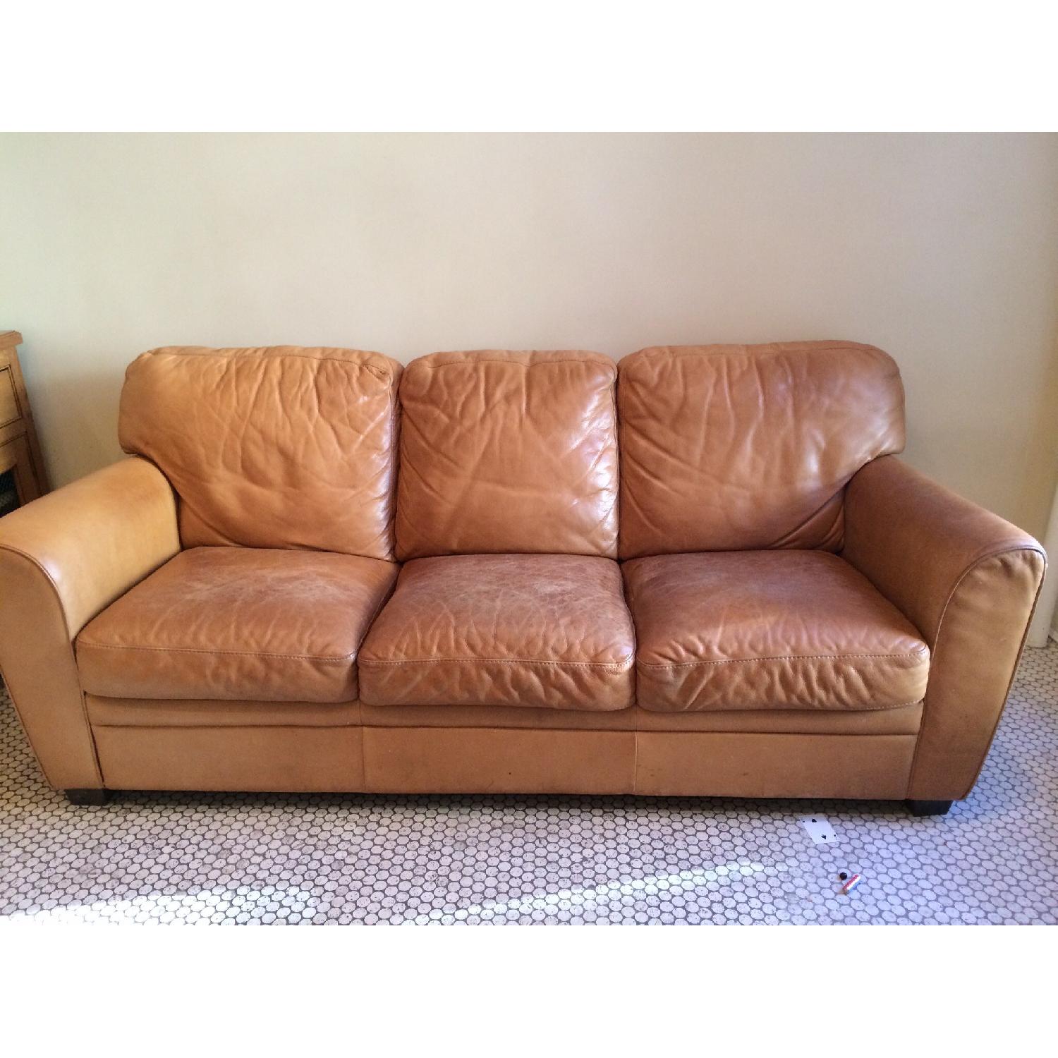 AD Verified: Natuzzi Leather Sofa - image-1