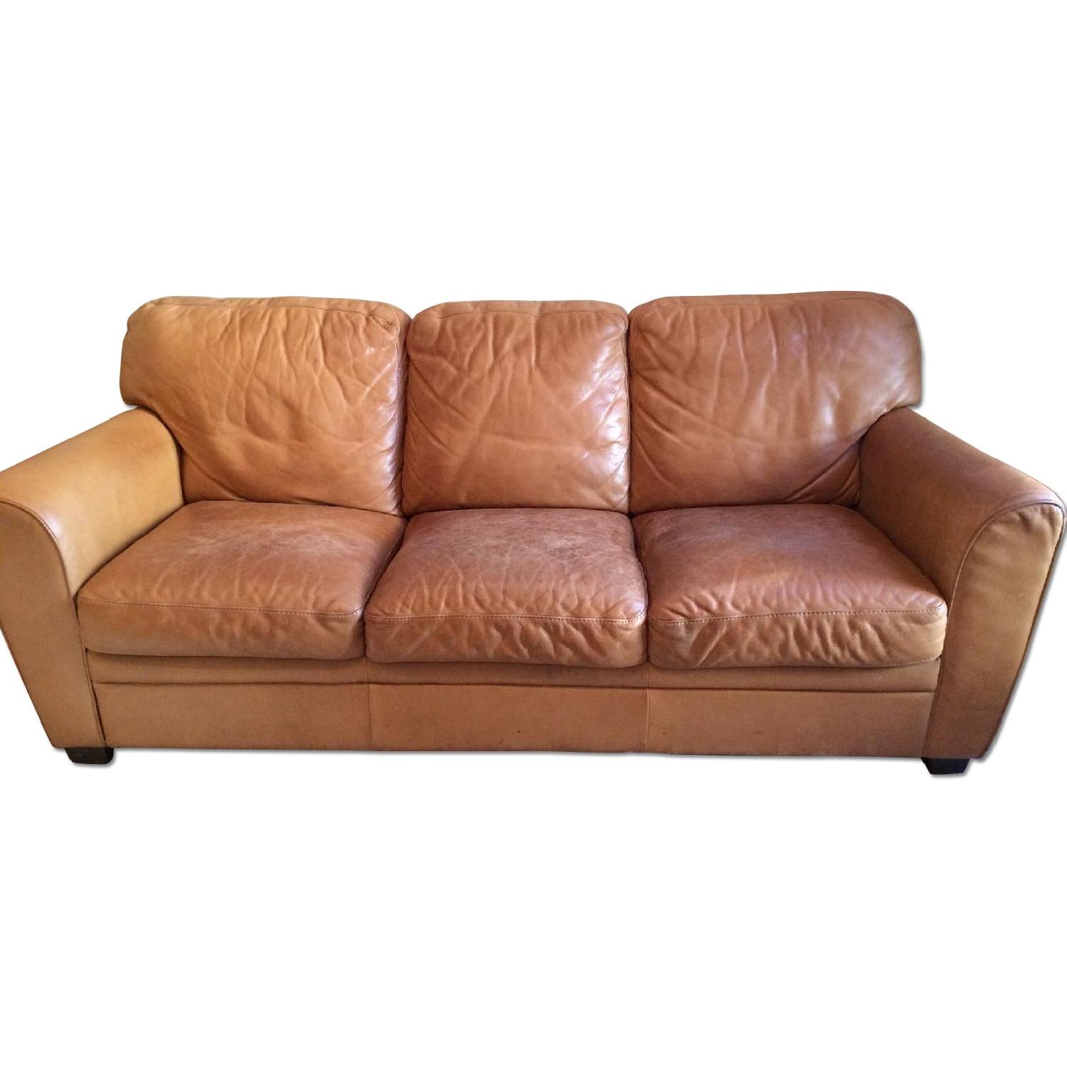 AD Verified: Natuzzi Leather Sofa - image-2