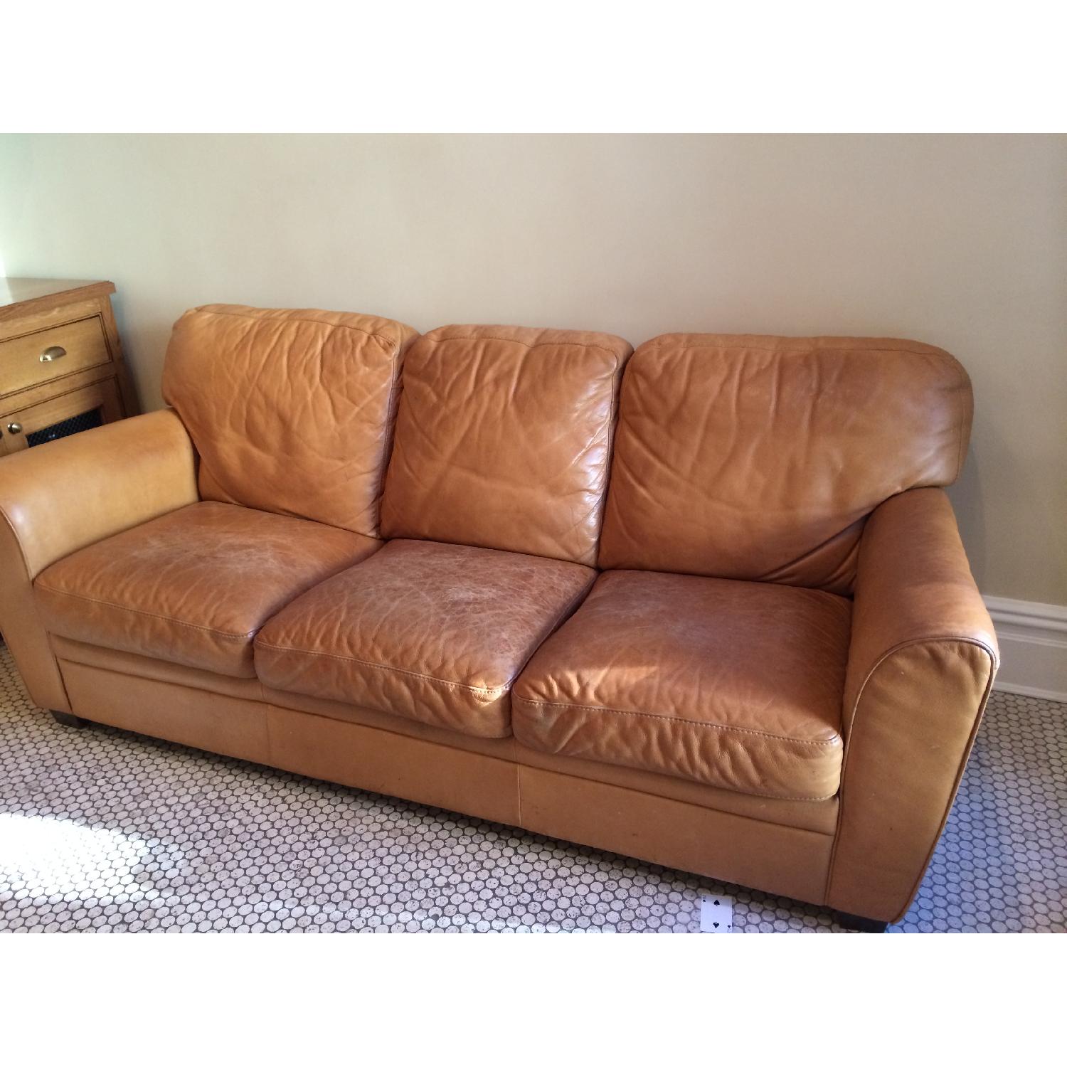 AD Verified: Natuzzi Leather Sofa - image-3