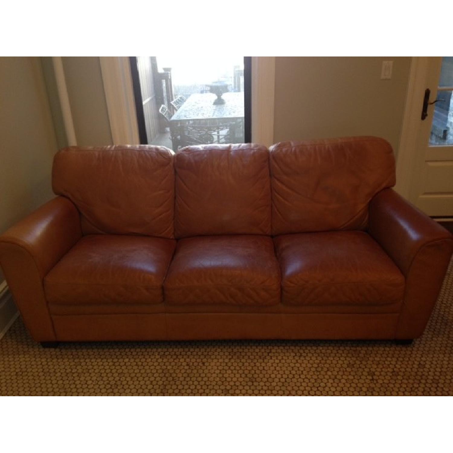 AD Verified: Natuzzi Leather Sofa - image-5