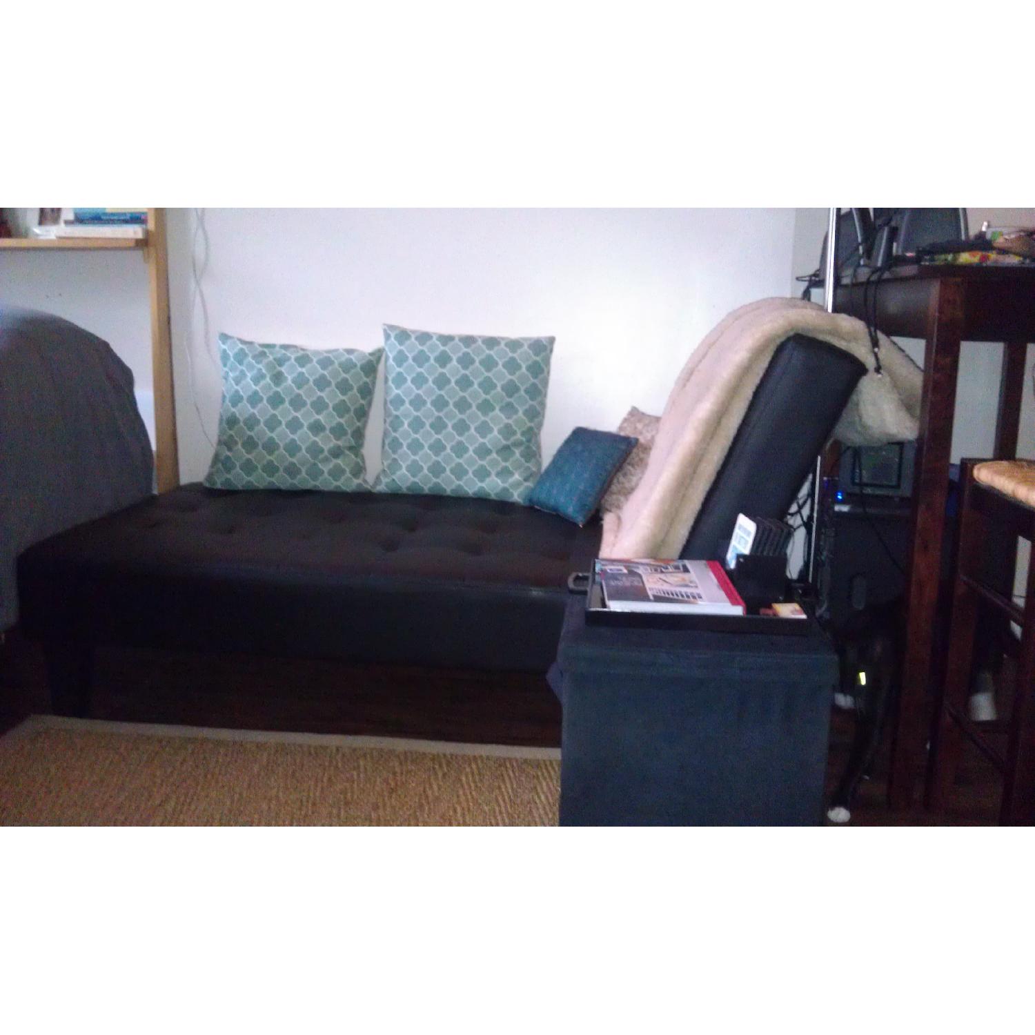 DHP Julia Chaise Lounger, Black - image-1