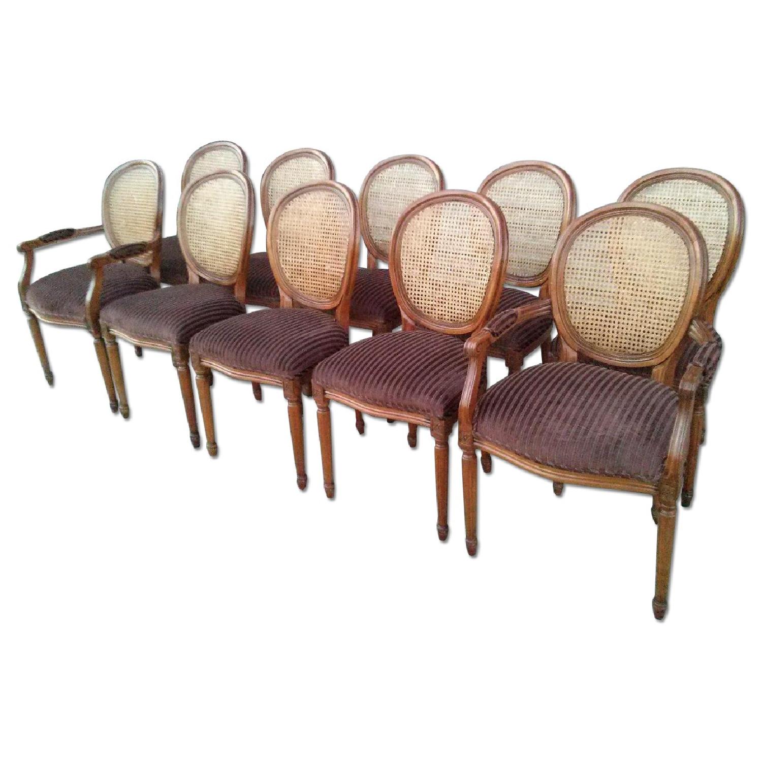 Italian Vintage Dining Chairs (Set of 10)