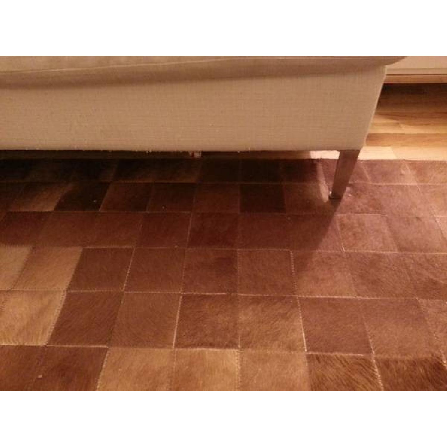 Hadsten Ikea Cowhide Rug with Rug Pad - image-1