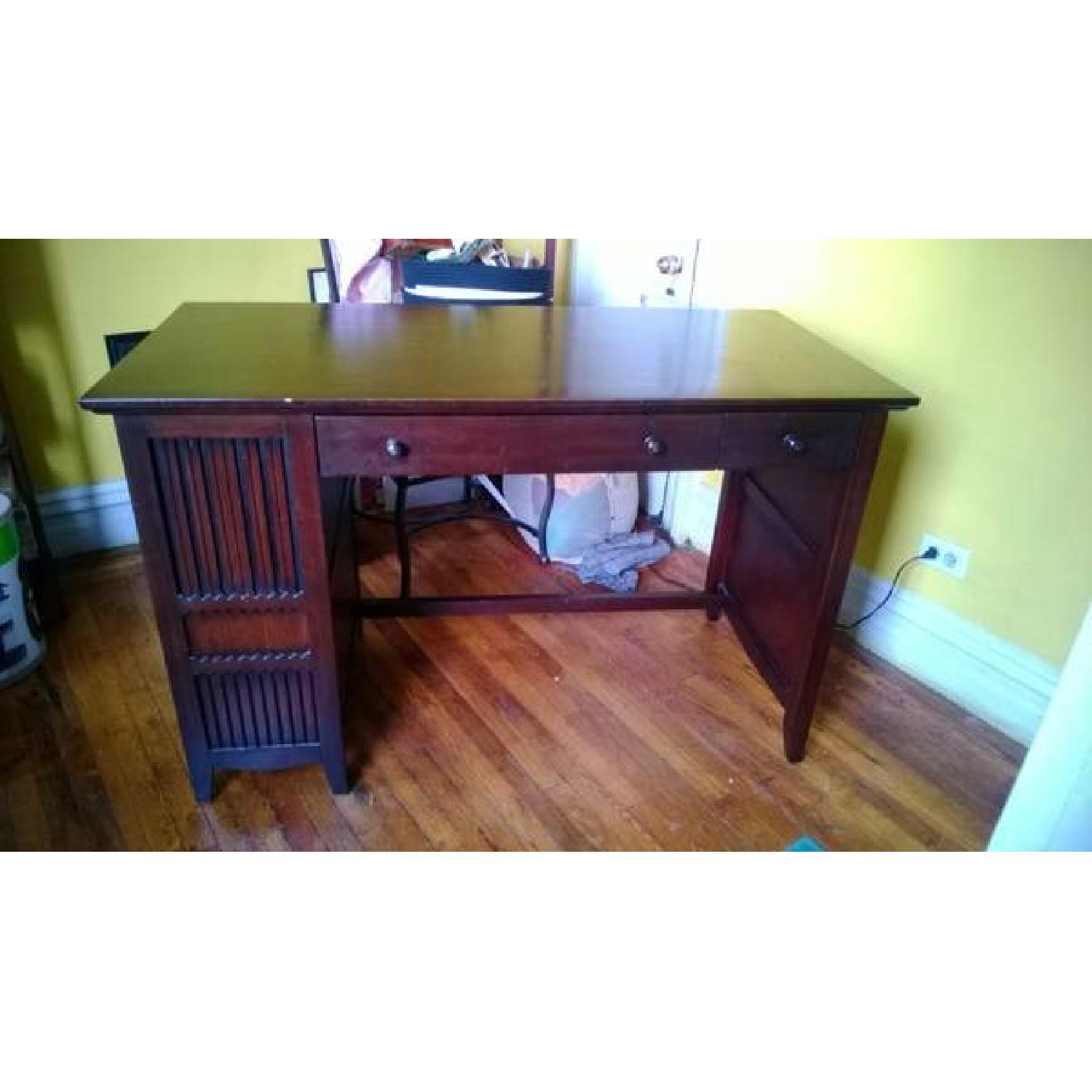 Pier 1 Desk with Shelves - image-4