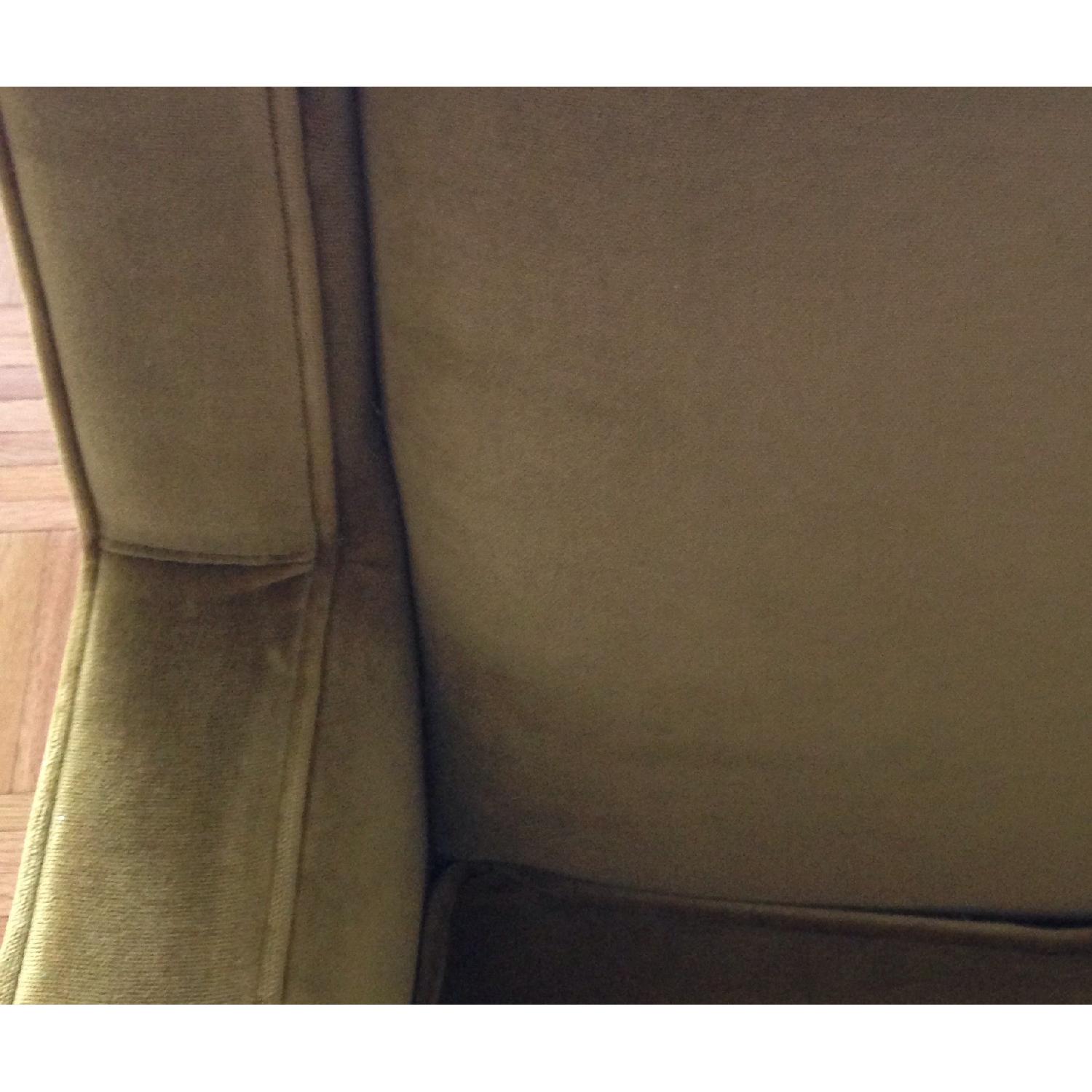 Chartreuse Velvet Chair - image-1