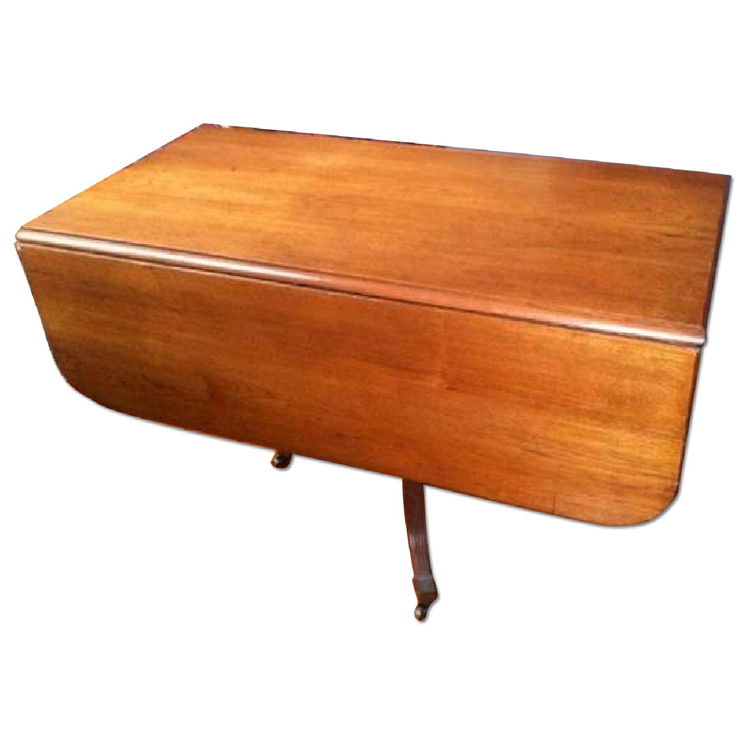 Antique Drop Leaf Table - image-0