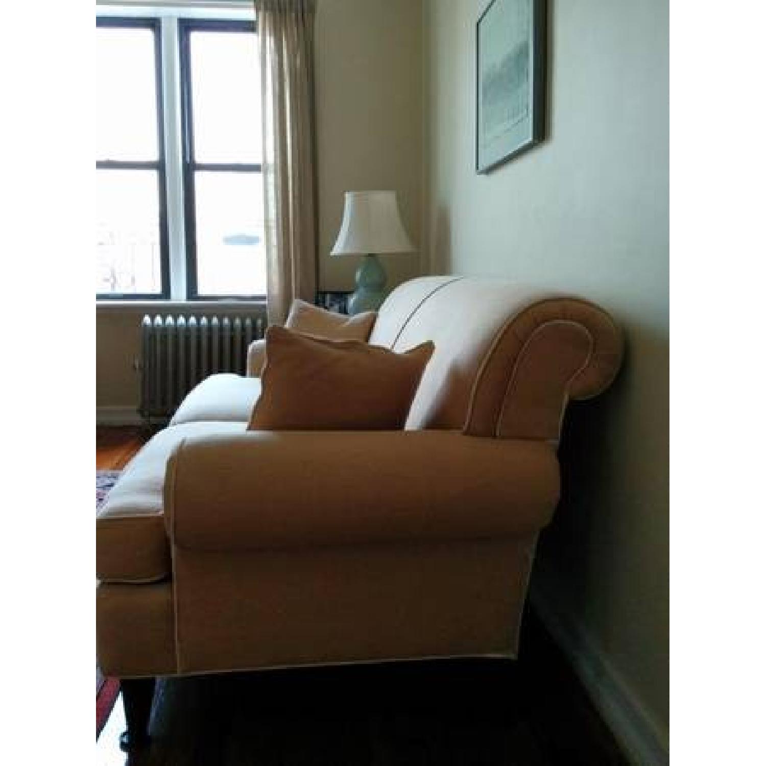 Sofa, Down-Fill, Linen Fabric - image-1