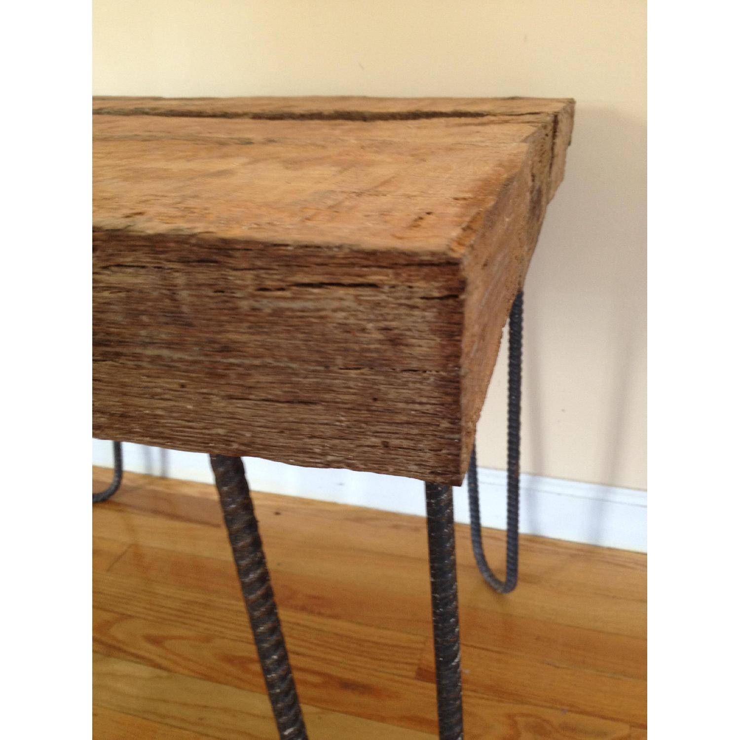 Side Table Made From Reclaimed Wood - image-2