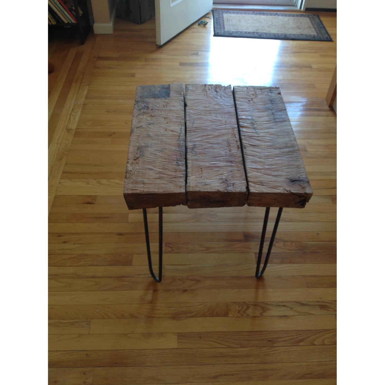 Side Table Made From Reclaimed Wood - image-4