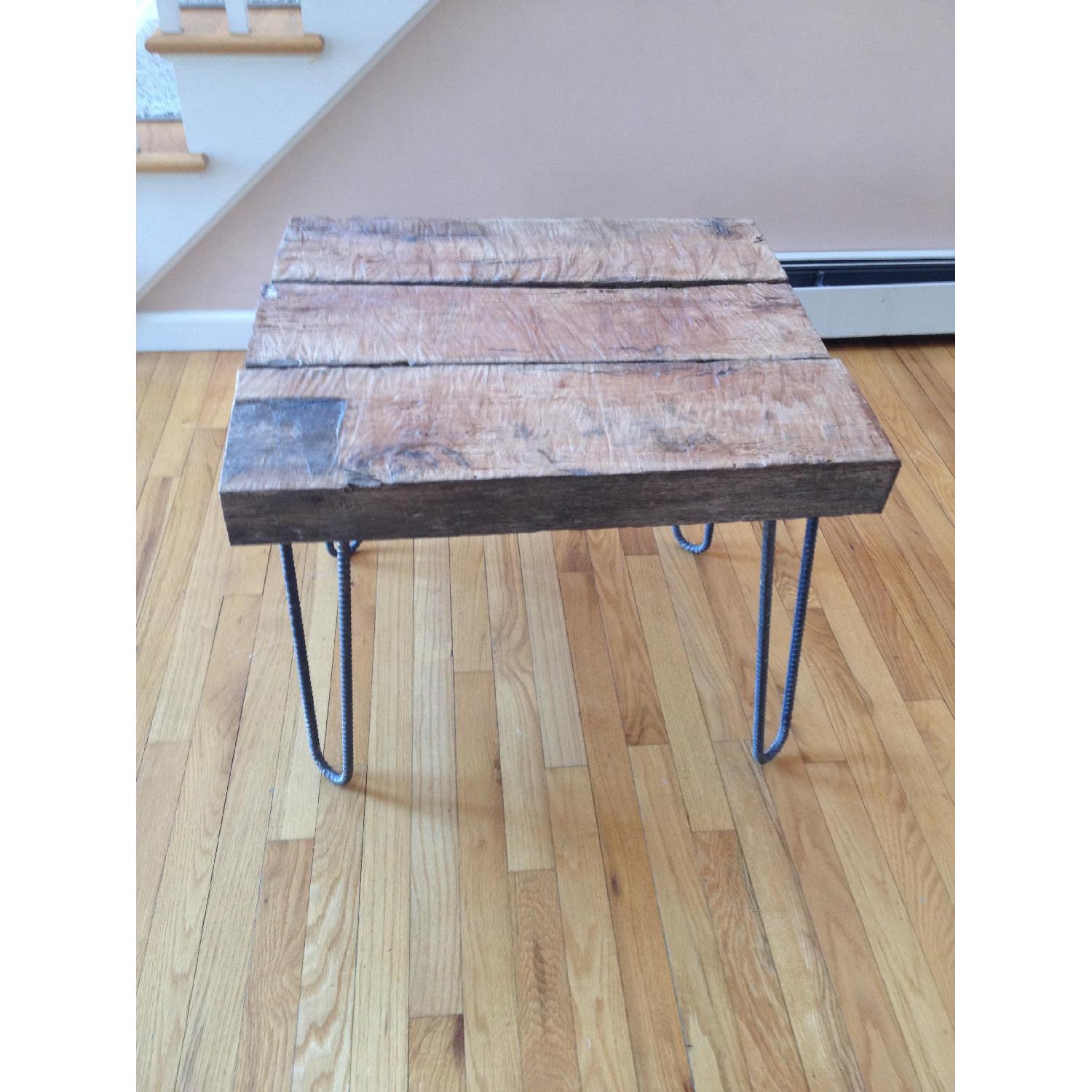 Side Table Made From Reclaimed Wood - image-5