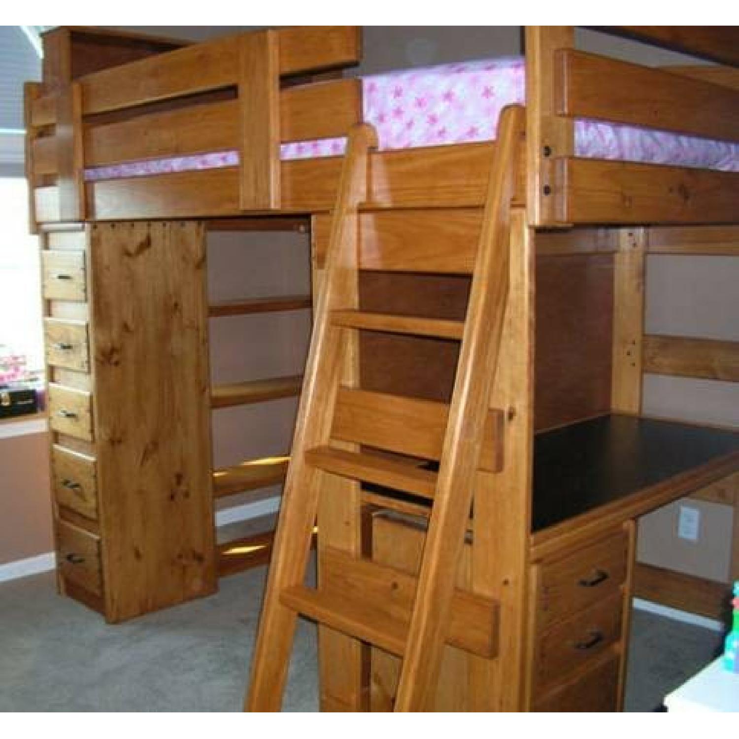 Solid Wood Bunk Bed - image-2