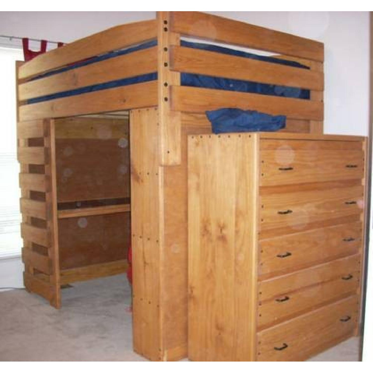 Solid Wood Bunk Bed - image-3