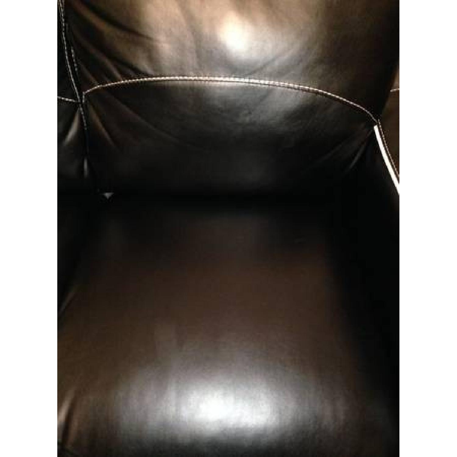 Black Leather Sofa - image-2
