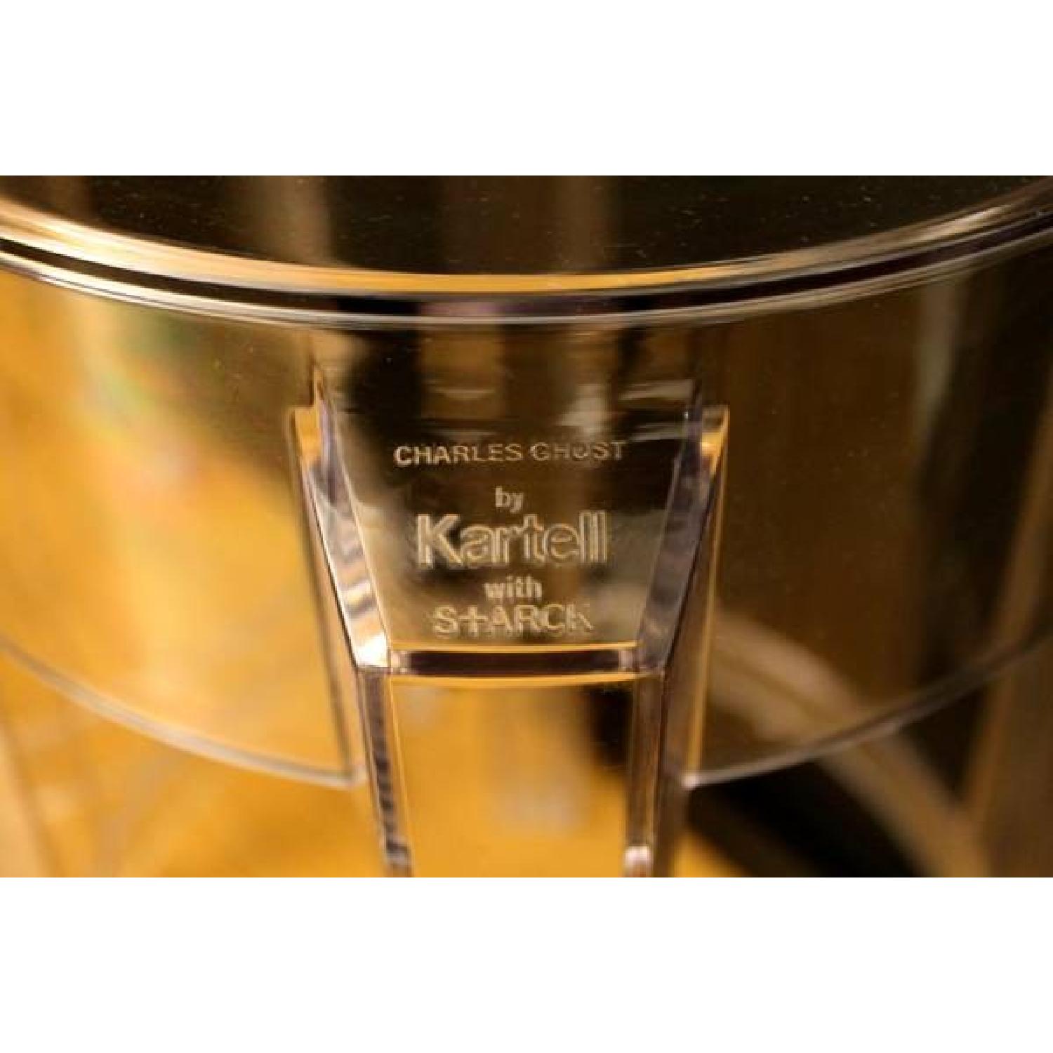 (4) Philippe Starck Charles Ghost Stools Chairs - image-3